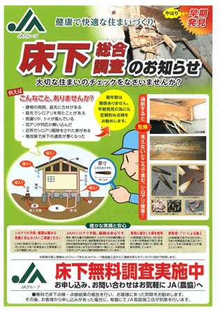 シロアリ調査のご案内（PDF）