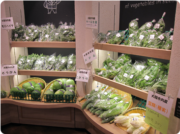 生産者が分かる、安全・安心な野菜