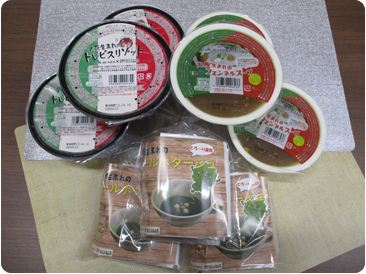イタリア野菜を使用した加工食品の販売
